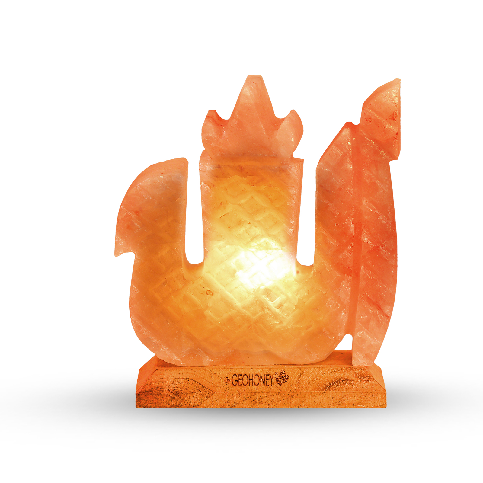 Himalayan Salt Lamp - Allah Name Shape