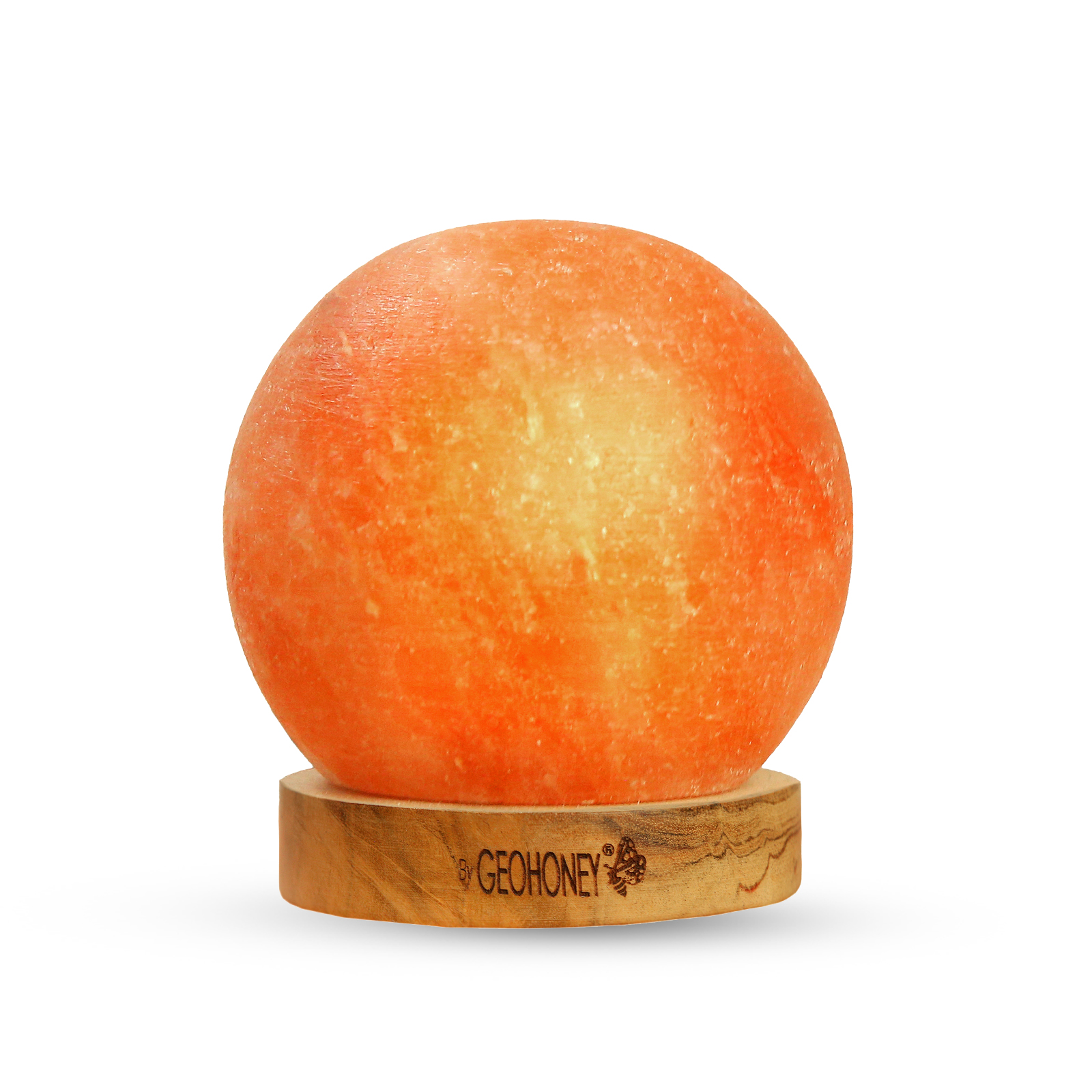 Himalayan Salt Lamp with USB Mini - Round Shape