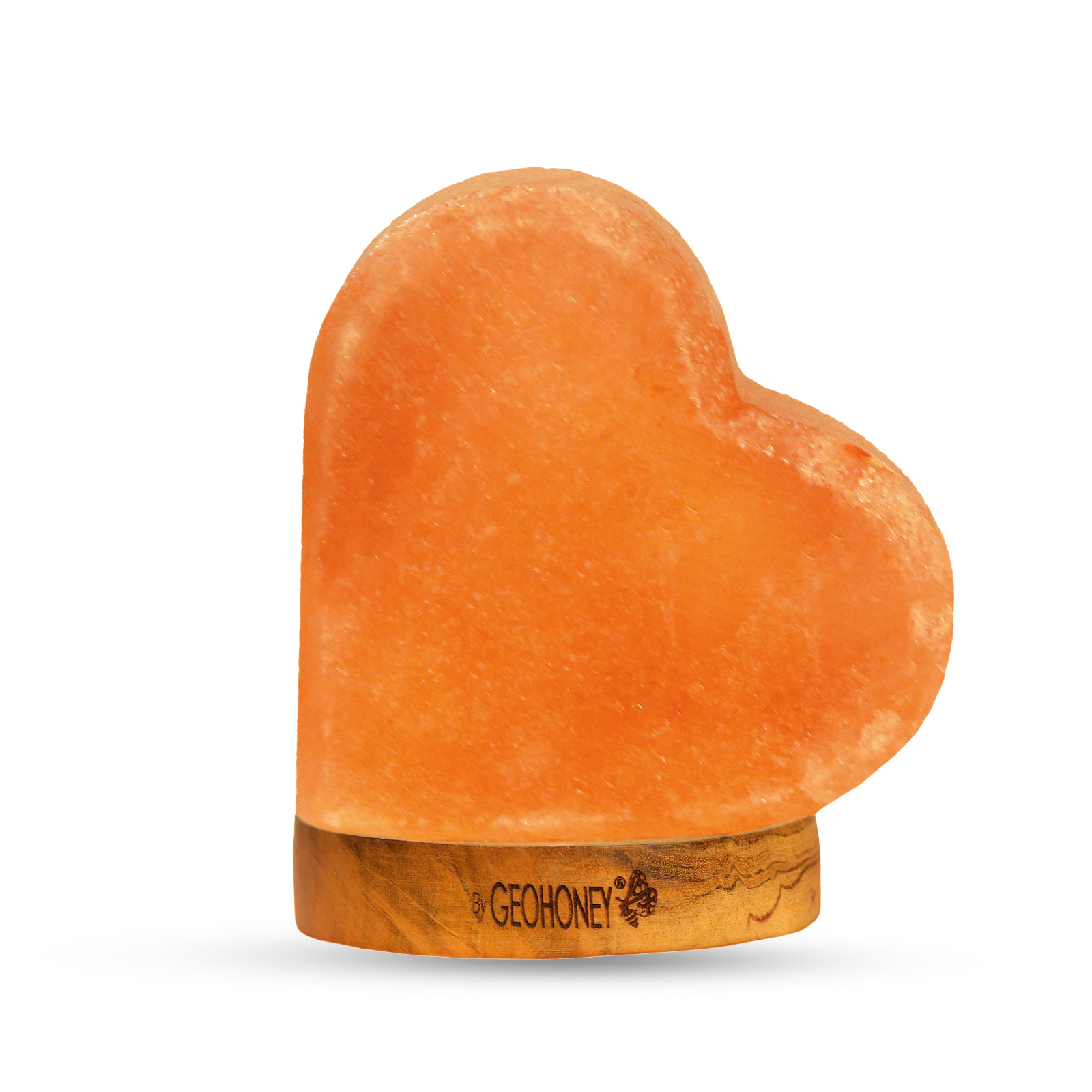 Himalayan Salt Lamp with USB Mini - Heart Shape