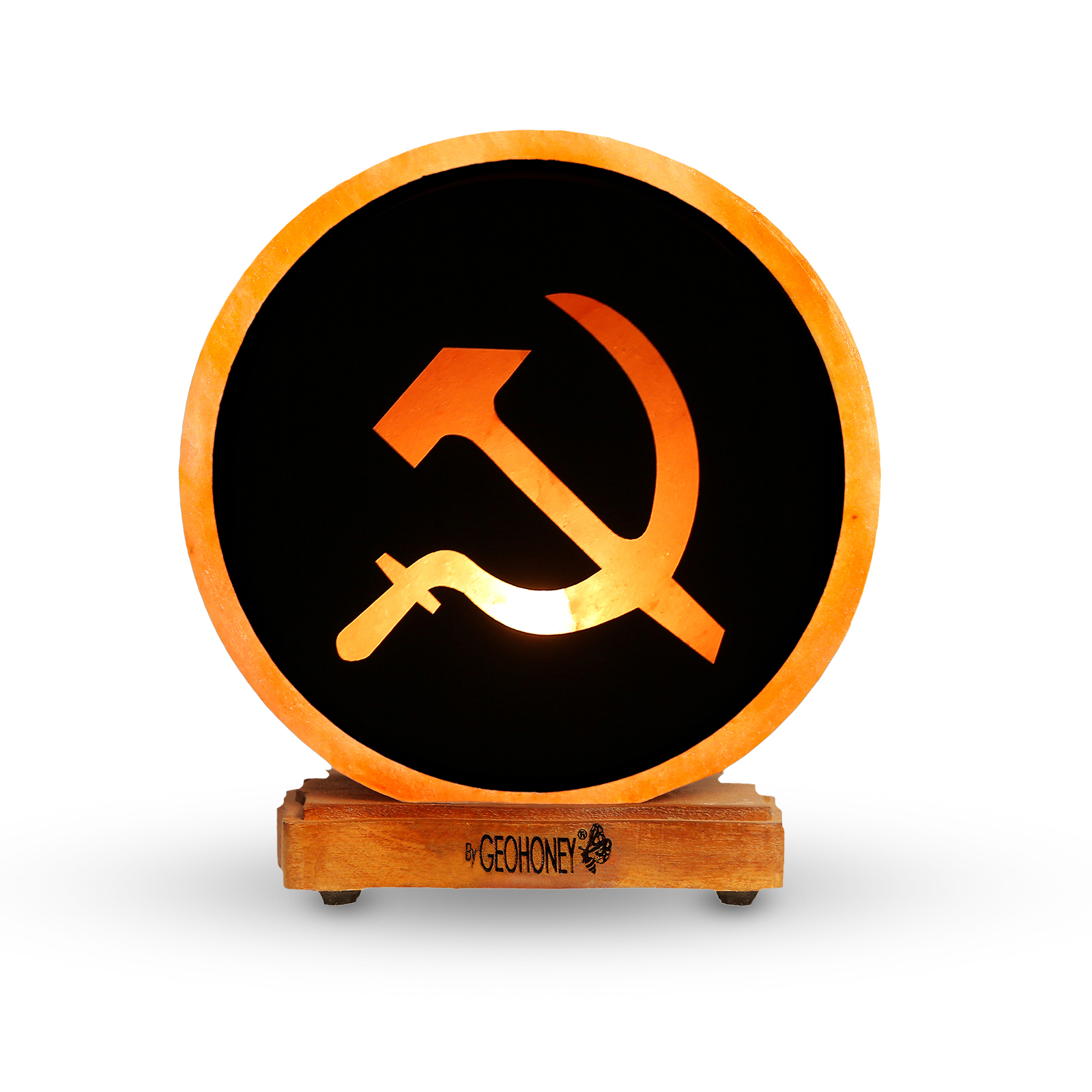 Himalayan Salt Lamp - Hammer & Sickle