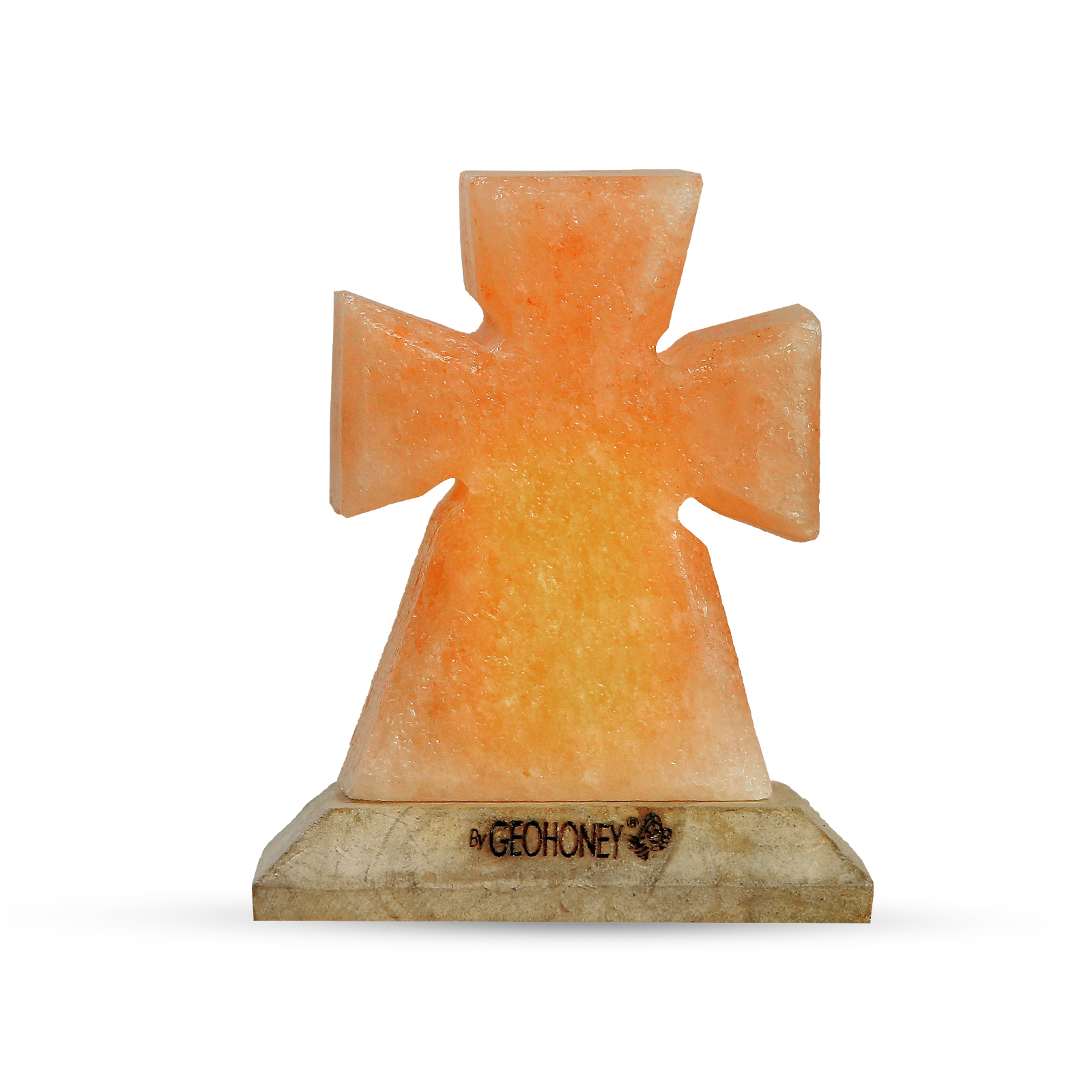 Himalayan Salt Lamp with USB Mini - Cross