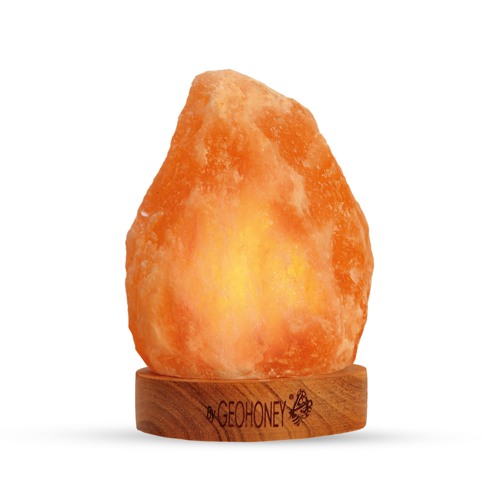 Himalayan Salt Lamp with USB Mini - Natural Mountain Shape